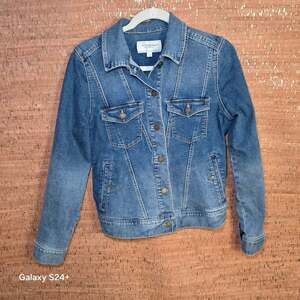 Liverpool Los Angeles Eco-Friendly Classic Denim Jacket Size S